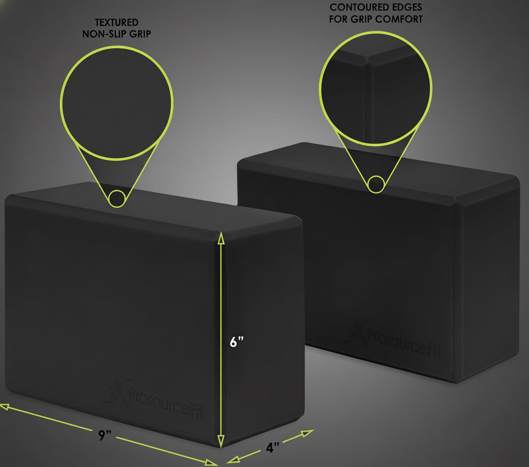 SwiftTrend™ Yoga Blocks – High-Density Foam Support Bricks (Set of 2)