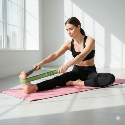 Stretch & Mobility Resistance Strap – Full-Body Flexibility Band