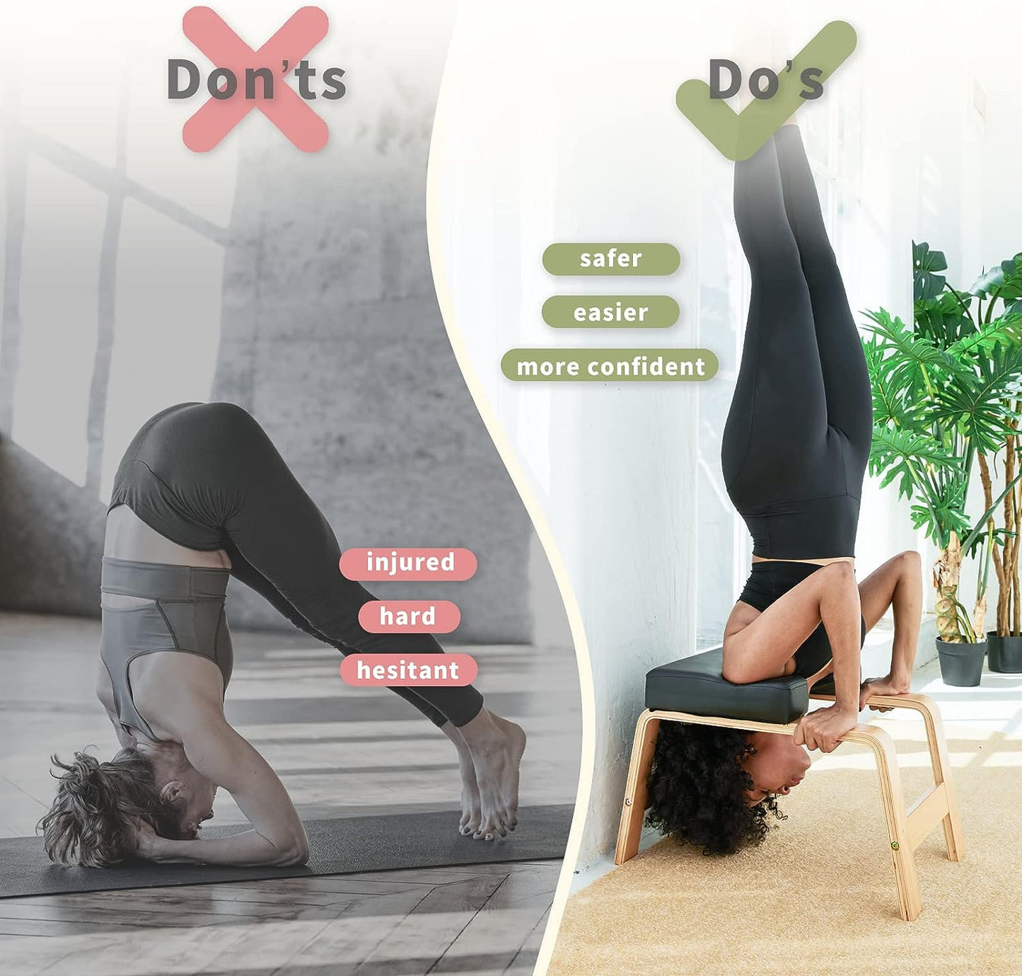 Yoga Headstand Bench