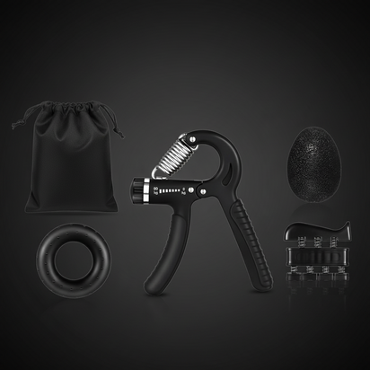 6-in-1 Hand Strength Training Kit – Grip, Finger & Forearm Set
