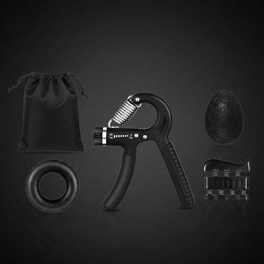 6-in-1 Hand Strength Training Kit – Grip, Finger & Forearm Set