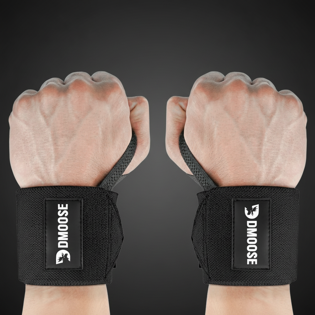 Heavy-Duty Wrist Wraps – Lifting Support Stabilizers